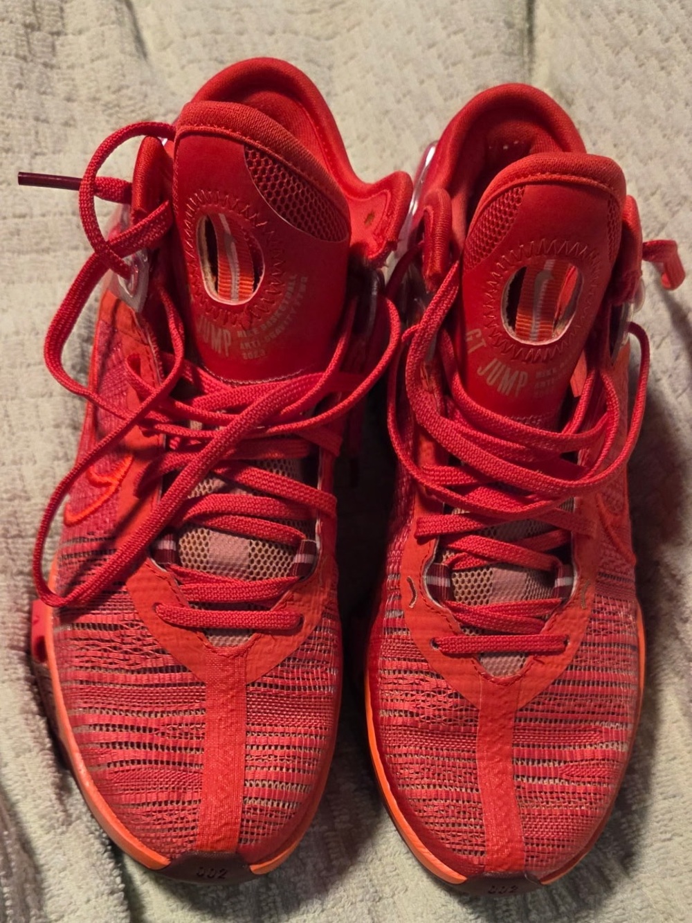 Nike Women's Red Knit Running Sneakers